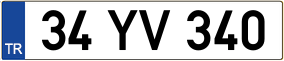 Truck License Plate